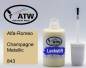 Preview: Alfa-Romeo, Champagne Metallic, 843: 20ml Lackstift, von ATW Autoteile West.